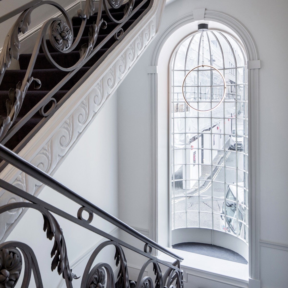 main staircase window