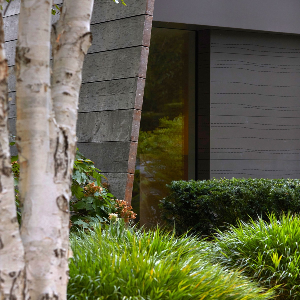 front garden and study