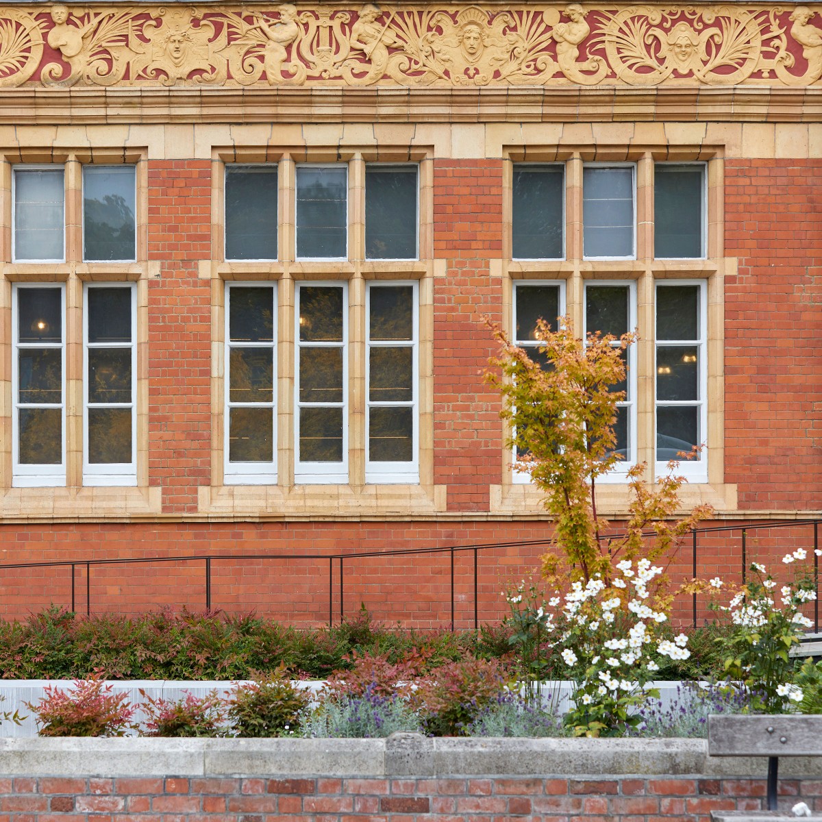 front facade with landscaping