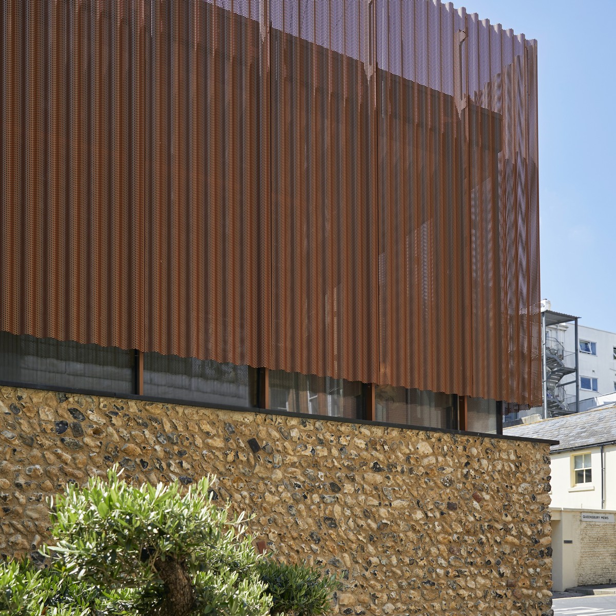 transparent cladding