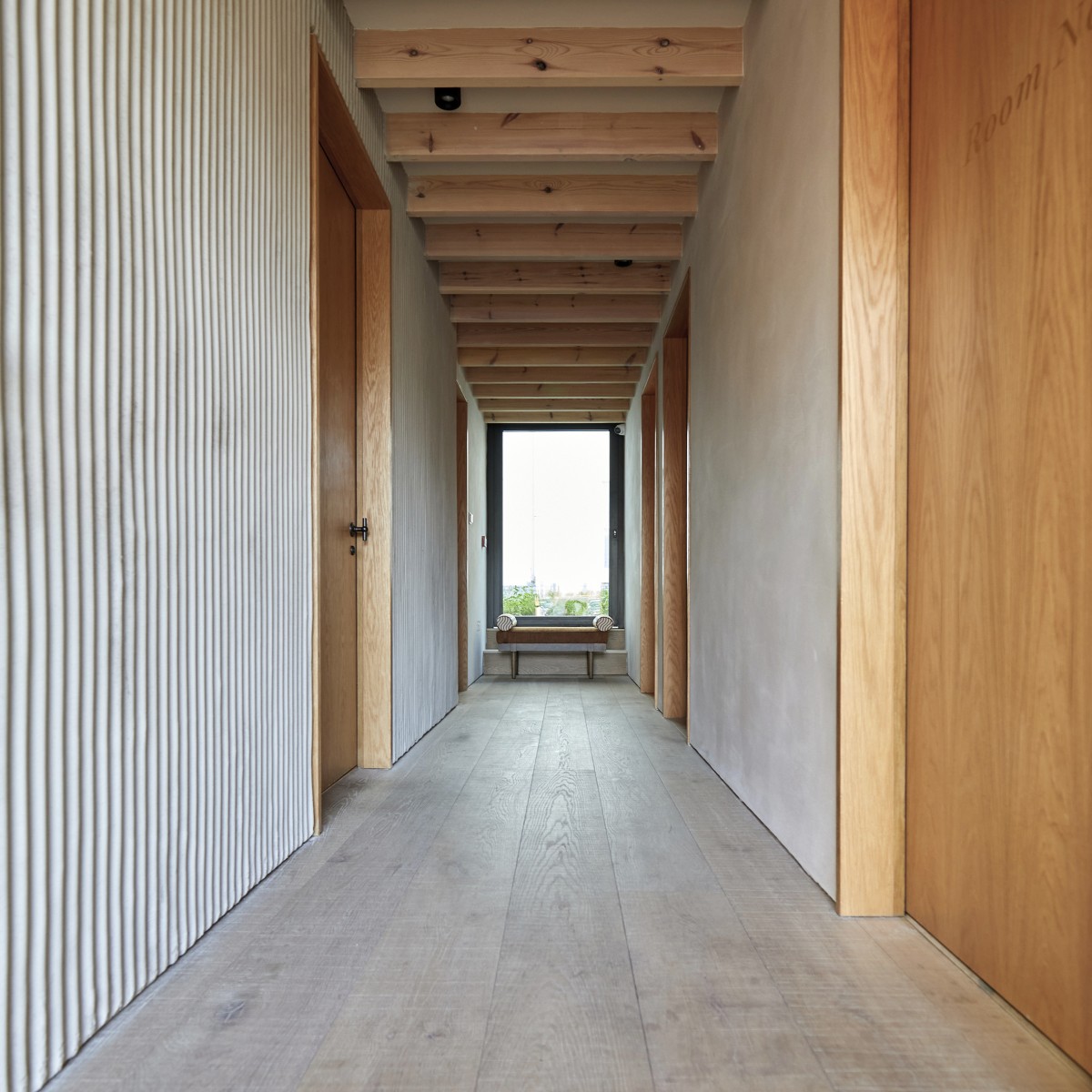 spa rooms off corridor