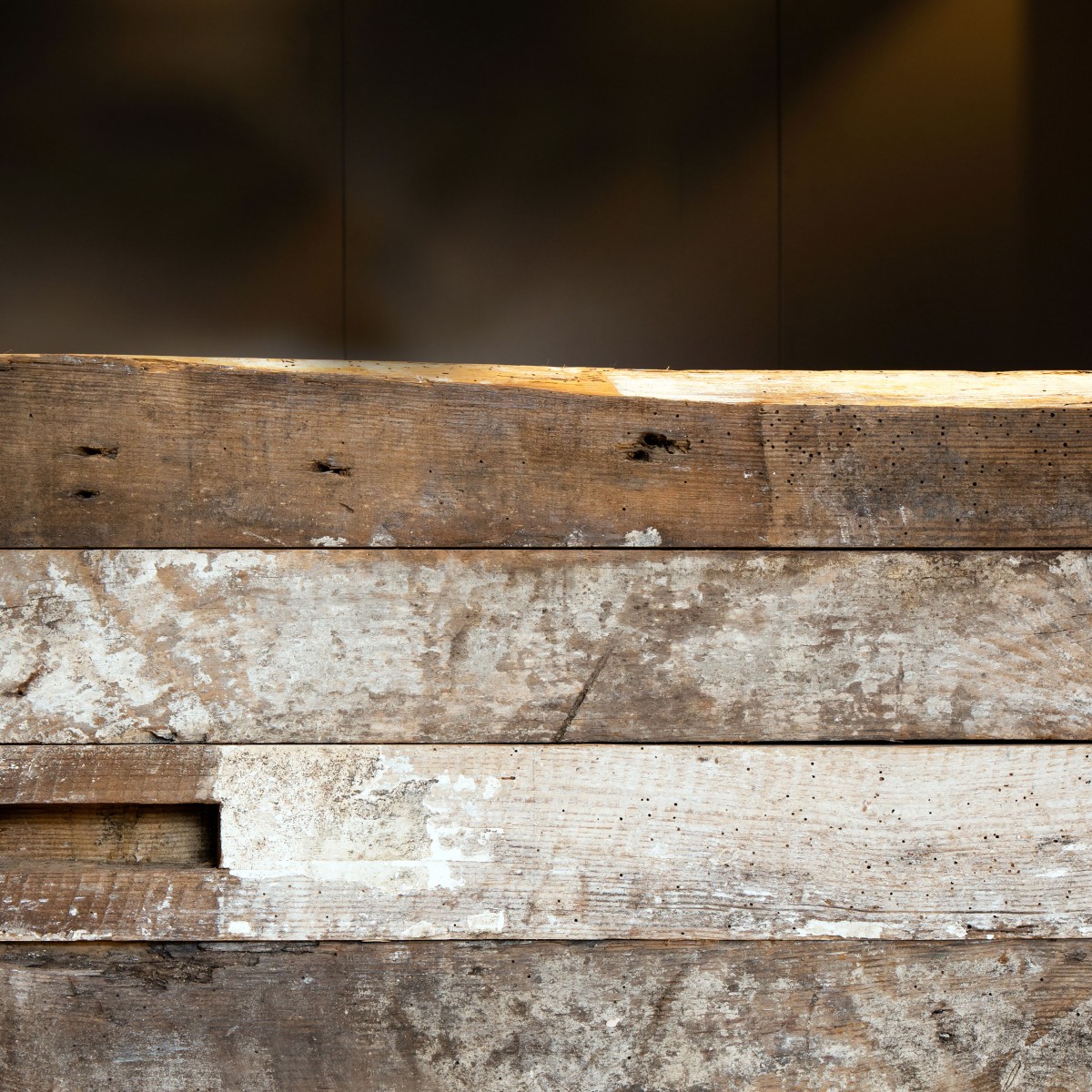 recycled reception desk